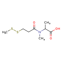 2-[N-methyl-3-(methyldisulfanyl)propanamido]propanoic acid