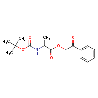 2-oxo-2-phenylethyl 2-[(tert-butoxycarbonyl)amino]propanoate