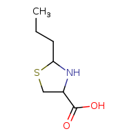 2-propyl-1,3-thiazolidine-4-carboxylic acid