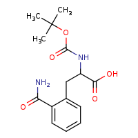 2-[(tert-butoxycarbonyl)amino]-3-(2-carbamoylphenyl)propanoic acid