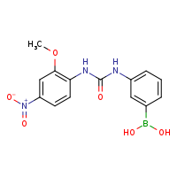 3-{[(2-methoxy-4-nitrophenyl)carbamoyl]amino}phenylboronic acid