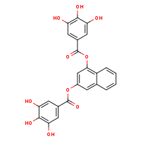 3-(3,4,5-trihydroxybenzoyloxy)naphthalen-1-yl 3,4,5-trihydroxybenzoate