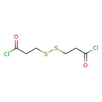 3-[(3-chloro-3-oxopropyl)disulfanyl]propanoyl chloride