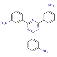 3-[4,6-bis(3-aminophenyl)-1,3,5-triazin-2-yl]aniline