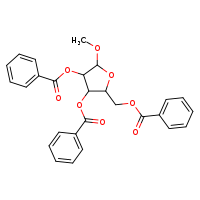[3,4-bis(benzoyloxy)-5-methoxyoxolan-2-yl]methyl benzoate