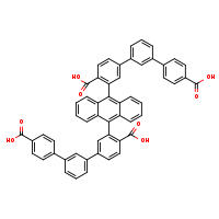 3'-{4-carboxy-3-[10-(2-carboxy-5-{4'-carboxy-[1,1'-biphenyl]-3-yl}phenyl)anthracen-9-yl]phenyl}-[1,1'-biphenyl]-4-carboxylic acid