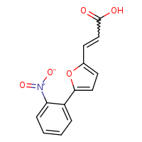 3-[5-(2-nitrophenyl)furan-2-yl]prop-2-enoic acid