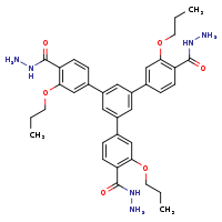3',5'-bis[4-(hydrazinecarbonyl)-3-propoxyphenyl]-3-propoxy-[1,1'-biphenyl]-4-carbohydrazide