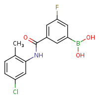 3-[(5-chloro-2-methylphenyl)carbamoyl]-5-fluorophenylboronic acid