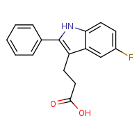 3-(5-fluoro-2-phenyl-1H-indol-3-yl)propanoic acid