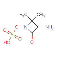 (3-amino-2,2-dimethyl-4-oxoazetidin-1-yl)oxidanesulfonic acid