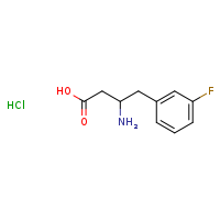 3-amino-4-(3-fluorophenyl)butanoic acid hydrochloride