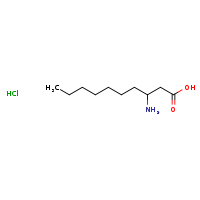 3-aminodecanoic acid hydrochloride
