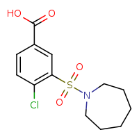 3-(azepane-1-sulfonyl)-4-chlorobenzoic acid