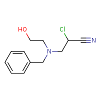3-[benzyl(2-hydroxyethyl)amino]-2-chloropropanenitrile