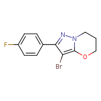3-bromo-2-(4-fluorophenyl)-5H,6H,7H-pyrazolo[3,2-b][1,3]oxazine