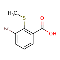3-bromo-2-(methylsulfanyl)benzoic acid