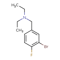 [(3-bromo-4-fluorophenyl)methyl]diethylamine