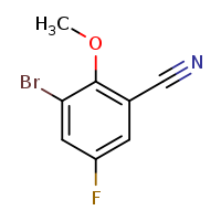 3-bromo-5-fluoro-2-methoxybenzonitrile