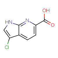 3-chloro-1H-pyrrolo[2,3-b]pyridine-6-carboxylic acid