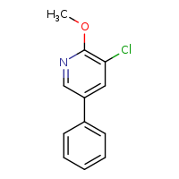 3-chloro-2-methoxy-5-phenylpyridine