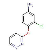 3-chloro-4-(pyridazin-3-yloxy)aniline