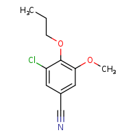 3-chloro-5-methoxy-4-propoxybenzonitrile