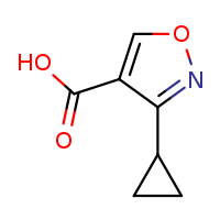 3-cyclopropyl-1,2-oxazole-4-carboxylic acid