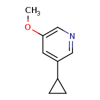 3-cyclopropyl-5-methoxypyridine