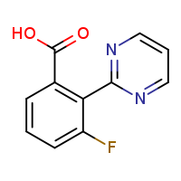 3-fluoro-2-(pyrimidin-2-yl)benzoic acid