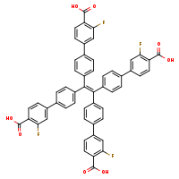 3-fluoro-4'-[1,2,2-tris({4'-carboxy-3'-fluoro-[1,1'-biphenyl]-4-yl})ethenyl]-[1,1'-biphenyl]-4-carboxylic acid