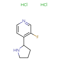 3-fluoro-4-(pyrrolidin-2-yl)pyridine dihydrochloride