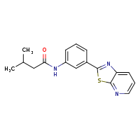 3-methyl-N-(3-{[1,3]thiazolo[5,4-b]pyridin-2-yl}phenyl)butanamide