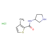3-methyl-N-(pyrrolidin-3-yl)thiophene-2-carboxamide hydrochloride