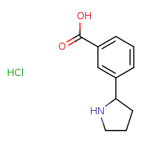3-(pyrrolidin-2-yl)benzoic acid hydrochloride