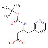 3-[(tert-butoxycarbonyl)amino]-4-(pyridin-3-yl)butanoic acid