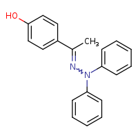 4-[1-(2,2-diphenylhydrazin-1-ylidene)ethyl]phenol