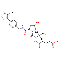 4-({1-[4-hydroxy-2-({[4-(4-methyl-1,3-thiazol-5-yl)phenyl]methyl}carbamoyl)pyrrolidin-1-yl]-3,3-dimethyl-1-oxobutan-2-yl}carbamoyl)butanoic acid