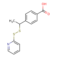 4-[1-(pyridin-2-yldisulfanyl)ethyl]benzoic acid