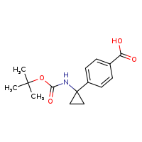 4-{1-[(tert-butoxycarbonyl)amino]cyclopropyl}benzoic acid