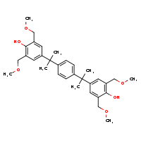 4-[2-(4-{2-[4-hydroxy-3,5-bis(methoxymethyl)phenyl]propan-2-yl}phenyl)propan-2-yl]-2,6-bis(methoxymethyl)phenol