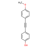 4-[2-(4-methoxyphenyl)ethynyl]phenol