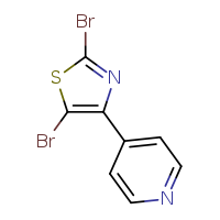 4-(2,5-dibromo-1,3-thiazol-4-yl)pyridine