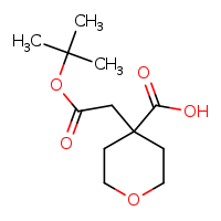 4-[2-(tert-butoxy)-2-oxoethyl]oxane-4-carboxylic acid