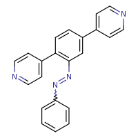 4-[3-(2-phenyldiazen-1-yl)-4-(pyridin-4-yl)phenyl]pyridine
