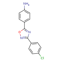 4-[3-(4-chlorophenyl)-1,2,4-oxadiazol-5-yl]aniline