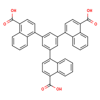4-[3,5-bis(4-carboxynaphthalen-1-yl)phenyl]naphthalene-1-carboxylic acid