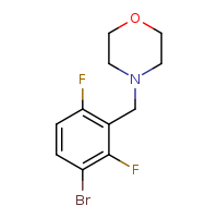 4-[(3-bromo-2,6-difluorophenyl)methyl]morpholine