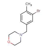 4-[(3-bromo-4-methylphenyl)methyl]morpholine