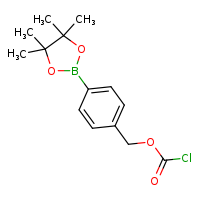 [4-(4,4,5,5-tetramethyl-1,3,2-dioxaborolan-2-yl)phenyl]methyl carbonochloridate